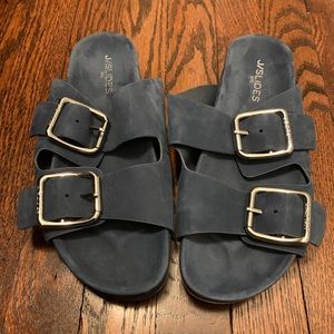 J/Slides Roget Sandal. Navy.